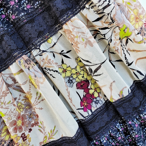 💓SOLD💓BLACK RAINN DANIEL Gypsy Maxi Skirt - Picture 12 of 13